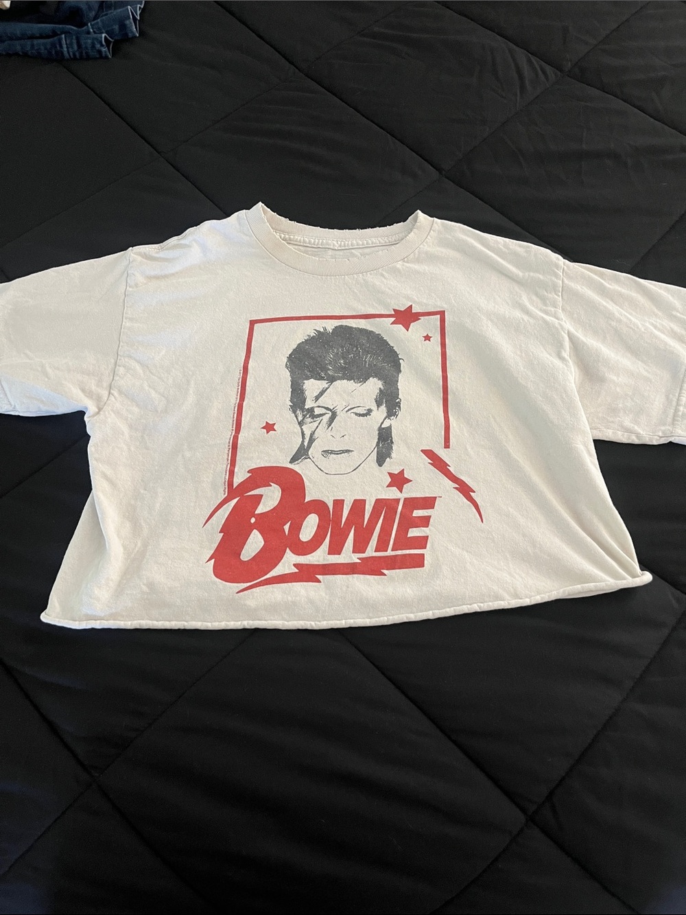 David Bowie crop tee